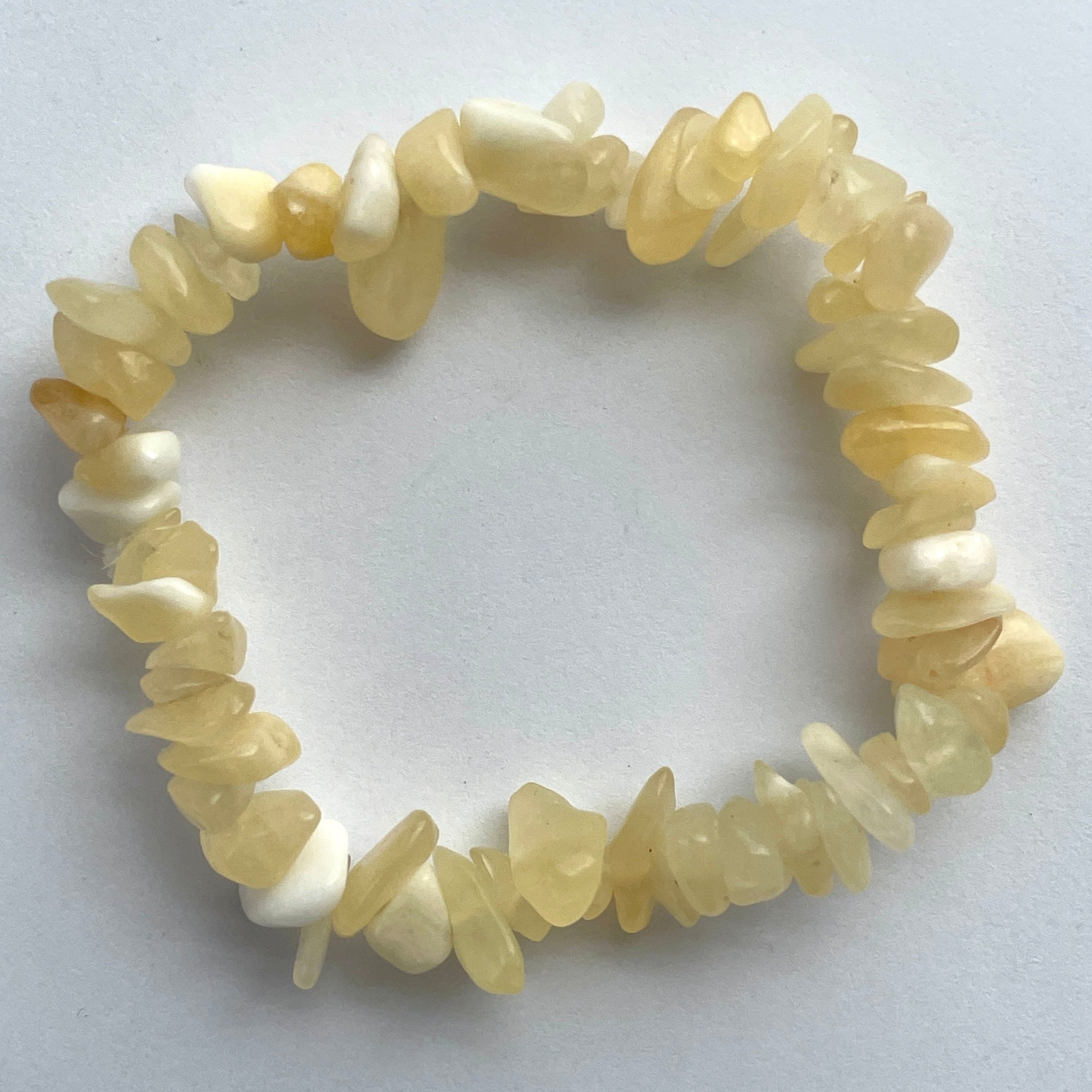Orange Calcite Chip Bracelet Orange Calcite Chip Bracelet